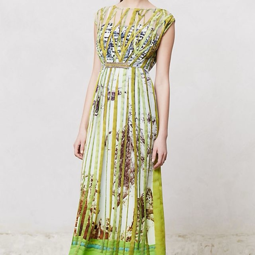 Anthropologie Geisha Designs Maxi Dress Small